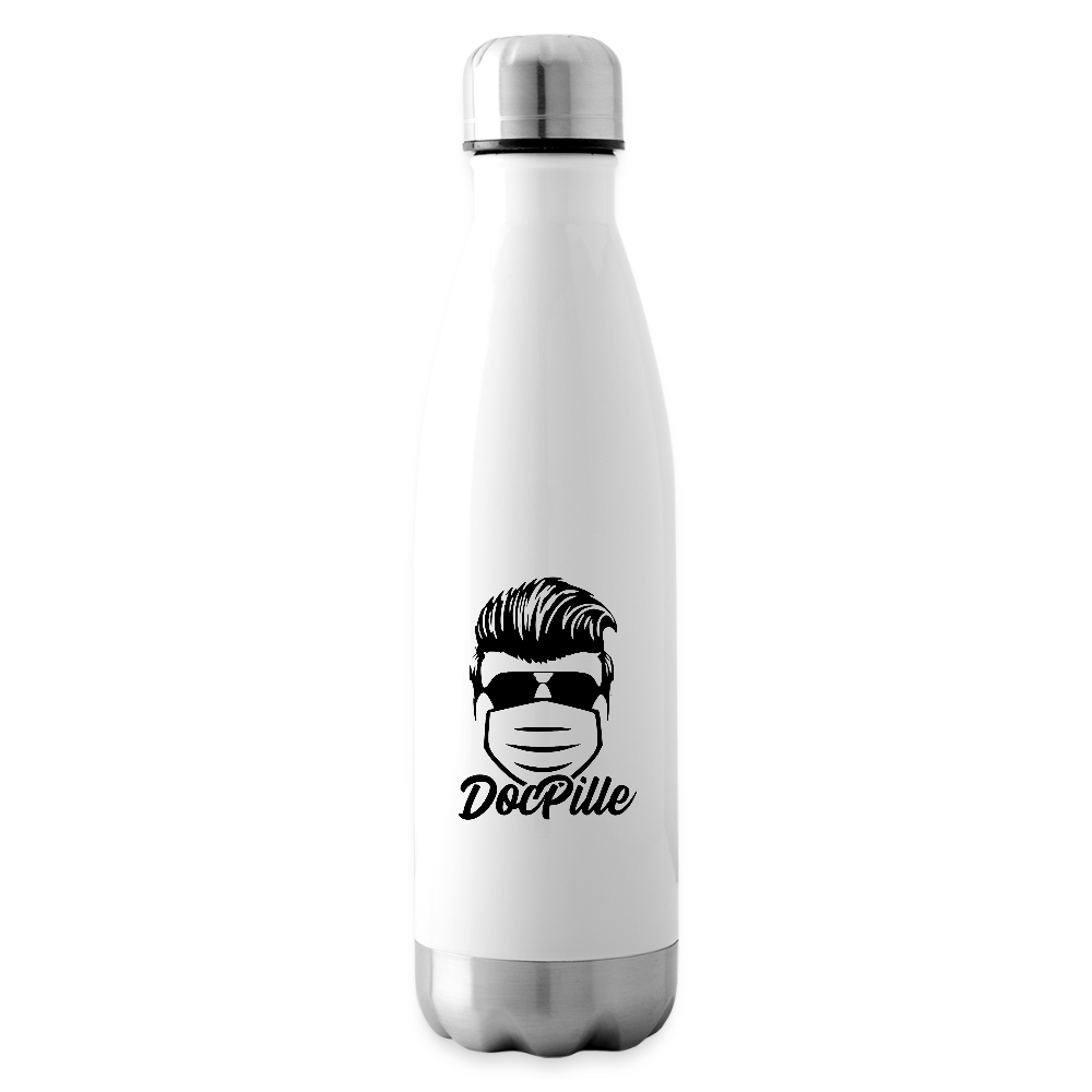 Insulated Water Bottle - white