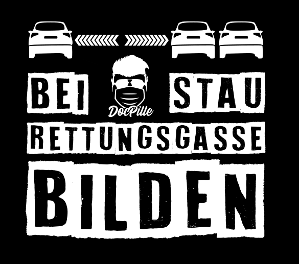 Aufkleber "Rettungsgasse"