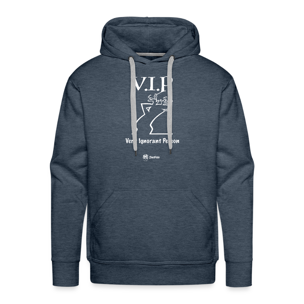 Herren Hoodie - heather denim