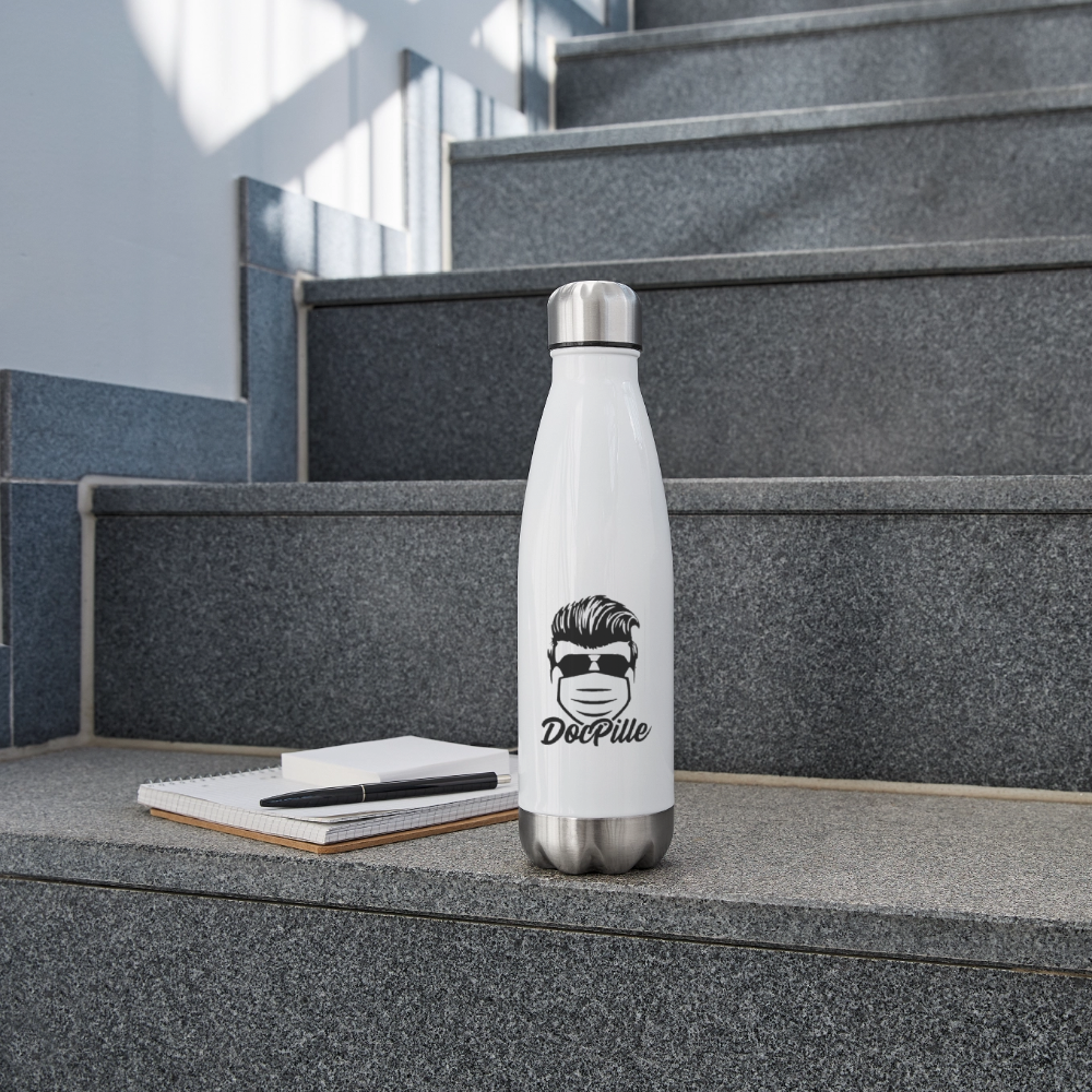Insulated Water Bottle - white