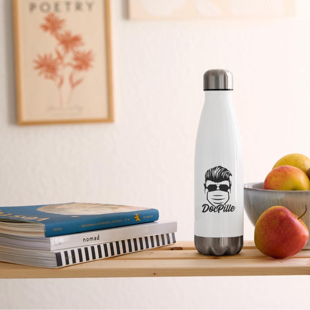Insulated Water Bottle - white
