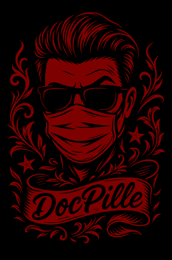 Sticker "DocPille - Tattoostyle"