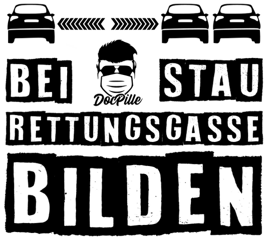 Aufkleber "Rettungsgasse"