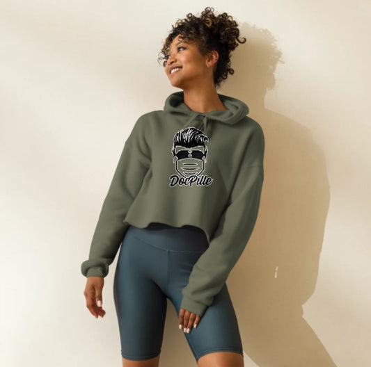 Crop-Hoodie "DocPille Edition"