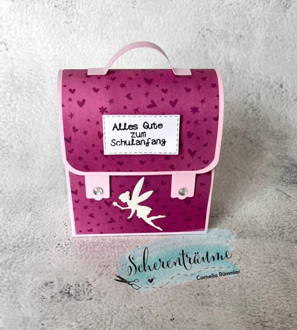 Geschenkverpackung "Schulranzen"